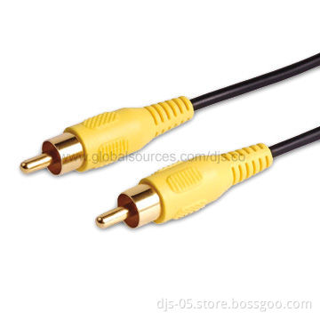 RCA Male to RCA Male Cable, Available in Various Length and High Performance, RoHS Compliant
